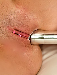 Miley Mason has a silver dildo that is going to make her pussy fiery with arousal.